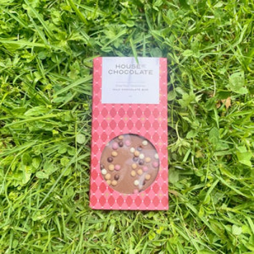 House Of Chocolate Crisp Pearl Celebration Bar